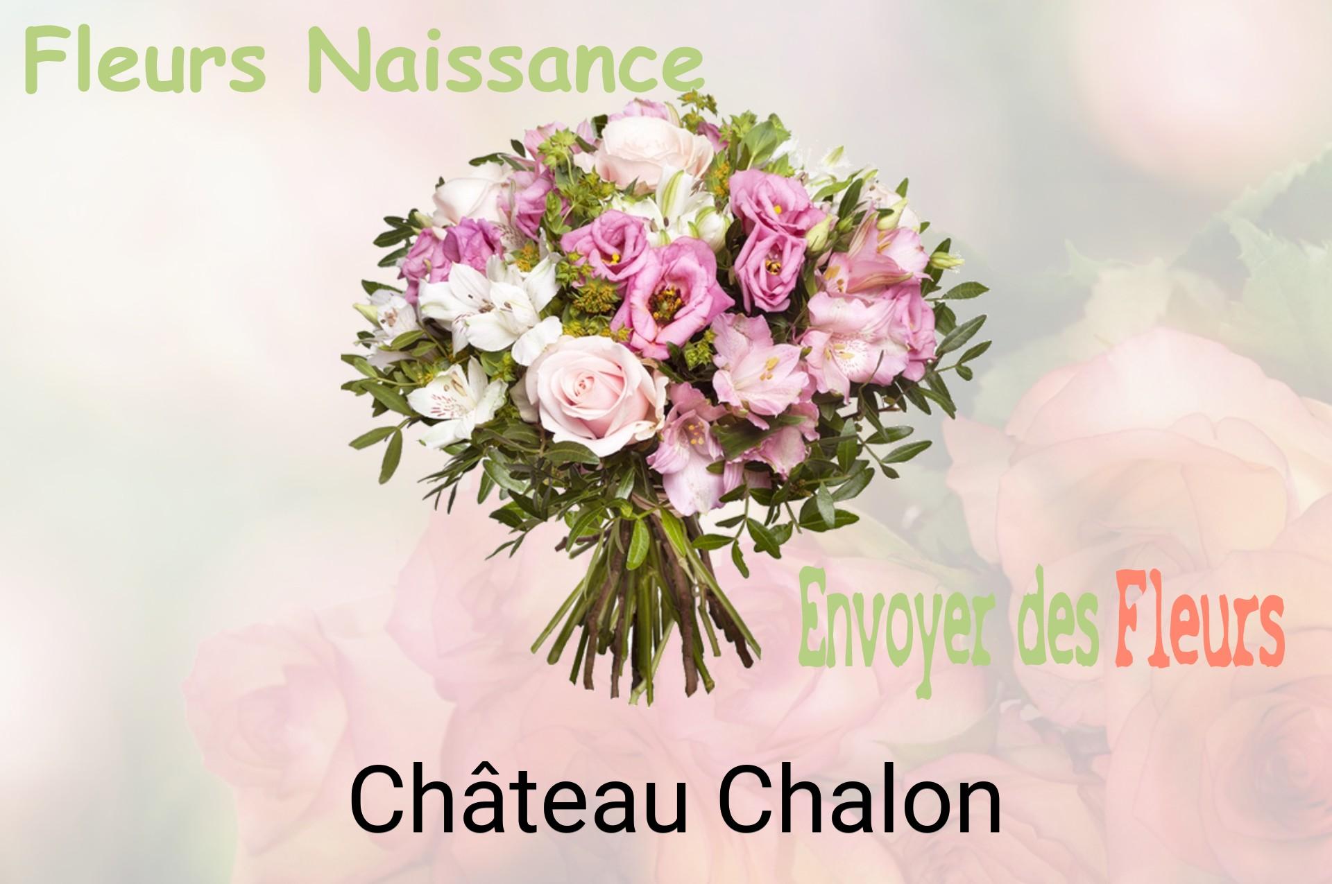 Bouquet de fleurs de naissance livré à Château-Chalon